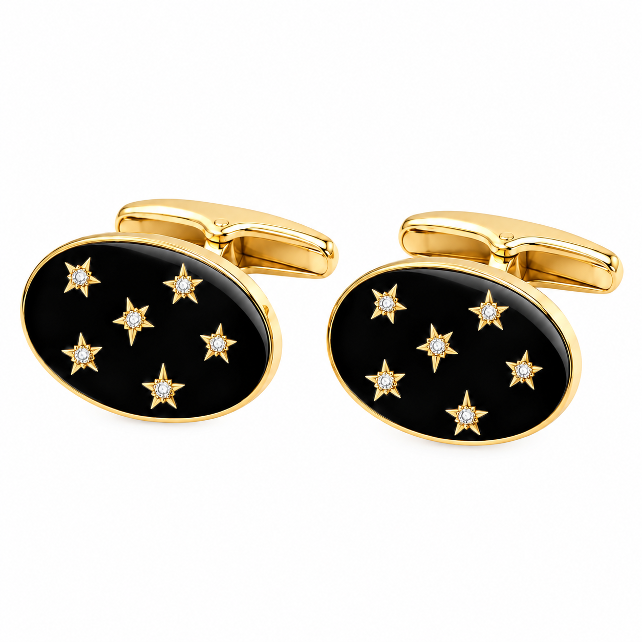 Forever in the Stars Gold Ashes Cufflinks