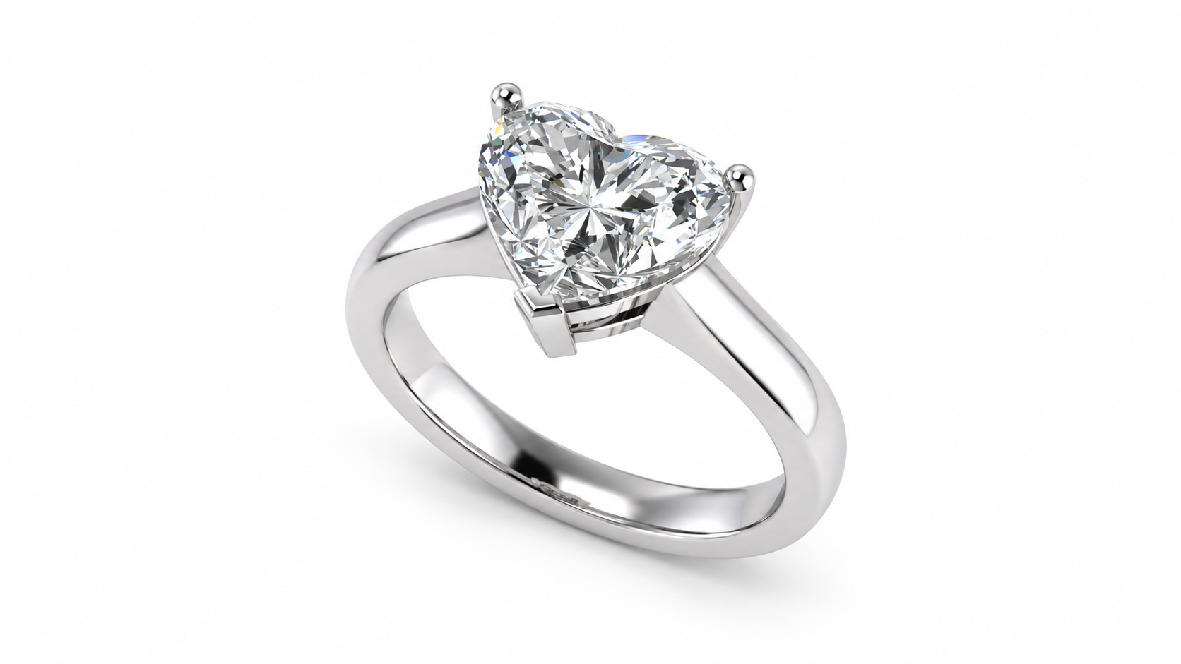 Forever in My Heart - Heart Diamond Ashes Ring