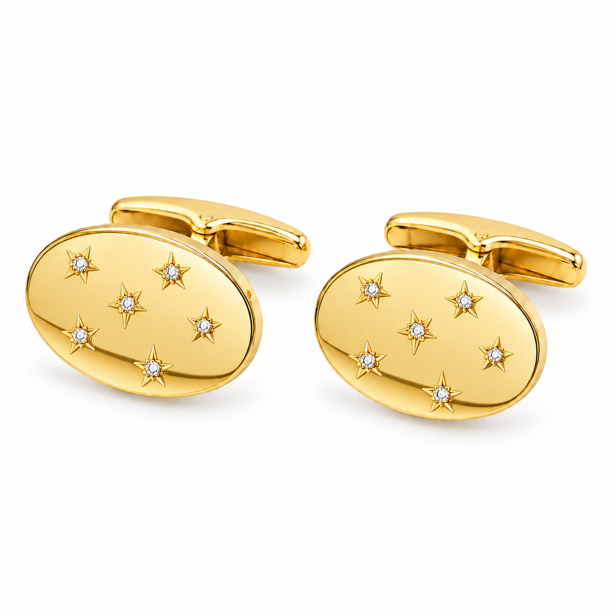 Forever in the Stars Gold Ashes Cufflinks